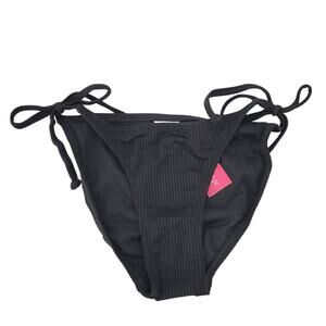 Xhilaration Women's Size Small Hipster Side Tie Black Bikini Bottom New